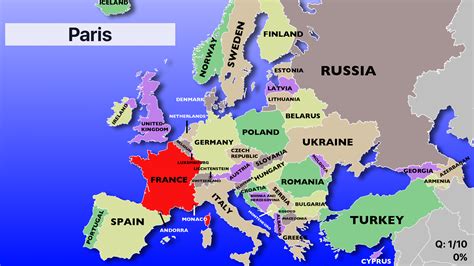 Europe Map Quiz